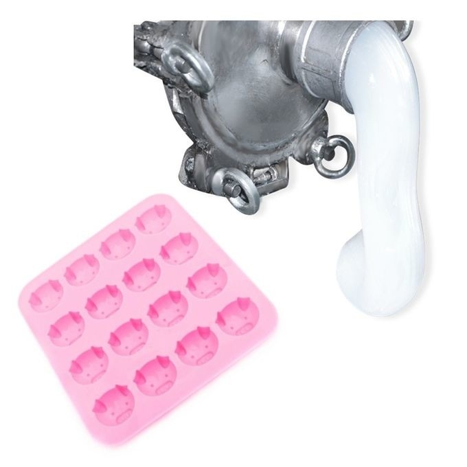 Fulund liquid rubber silicone molding 17 KN/M Tear Strength For Fabric